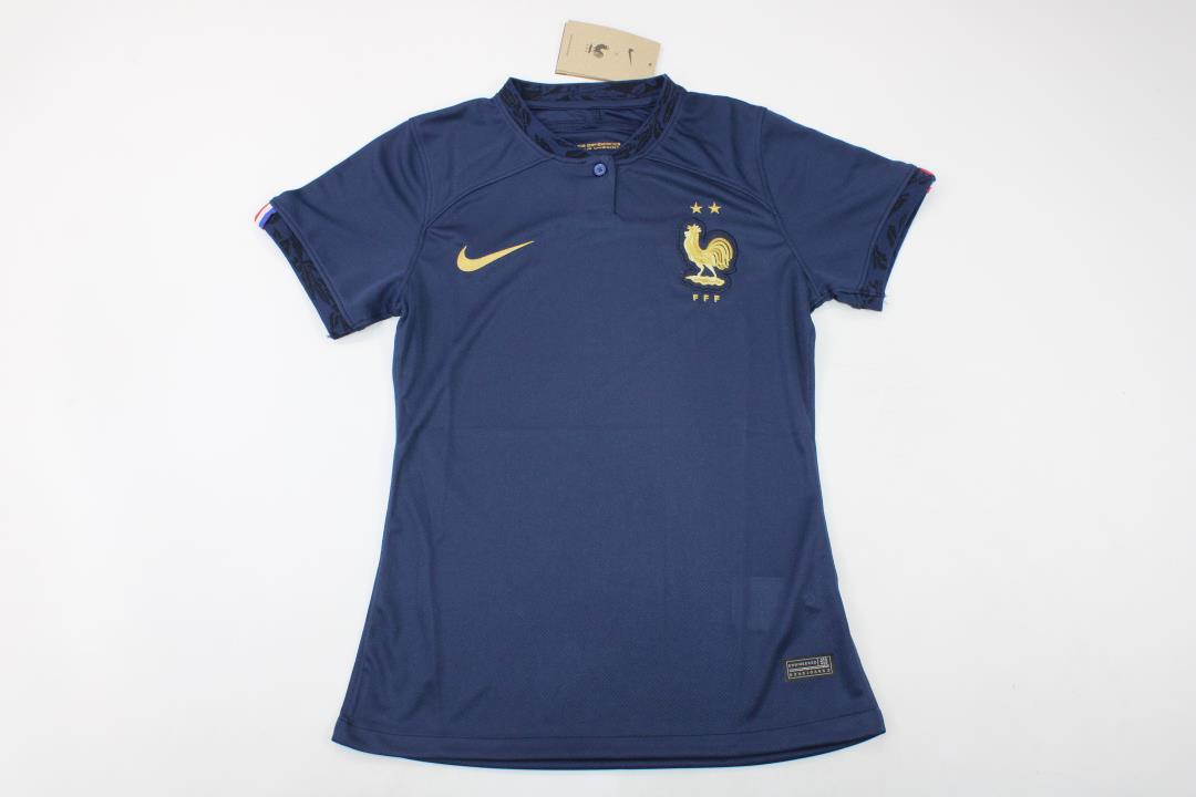 AAA Quality France Woman 2022 World Cup Home Soccer Jersey
